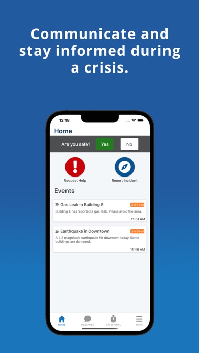 SafeStatus Screenshot