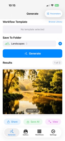 Mobile Comfy Creator iPhone screenshot