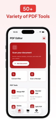 PDF Editor, Converter - Reader iPhone screenshot