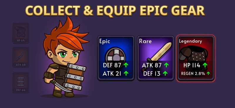 Knight Hero Adventure idle RPG screenshot 3