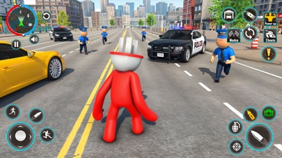 Plug Head Gangster Car Games Screenshot