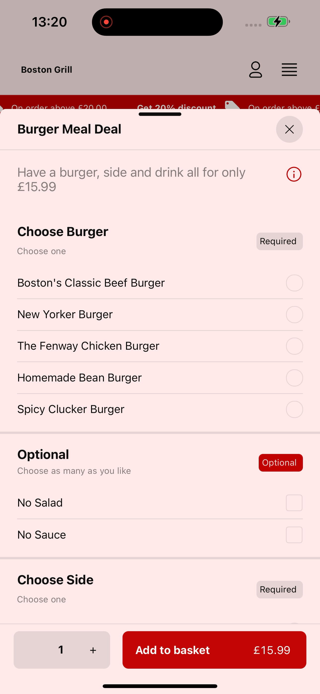 Boston Grill screenshot 8