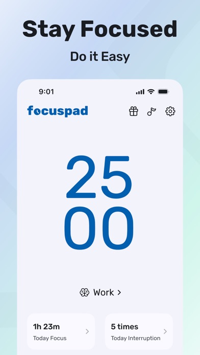 FocusPad - Focus Booster Screenshot