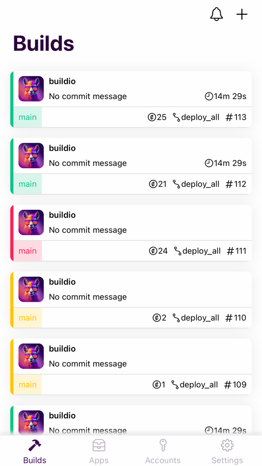 #5. Buildio - Bitrise client (macOS) Podle: Sergii Khliustin