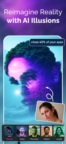 AI Art Photo Editor, GIF Maker iPhone screenshot