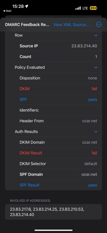 DMARC Aide screenshot