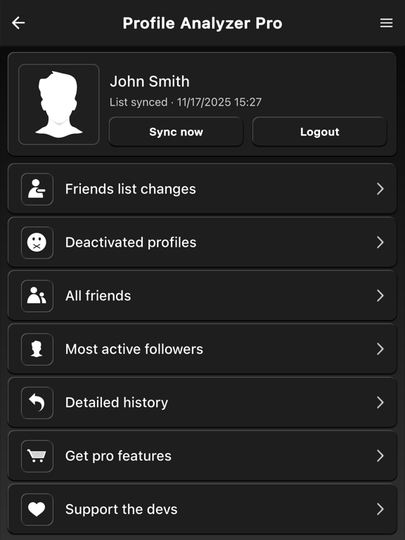 Profile Analyzer: View Stats+ iPad screenshot 7 - Social Networking app