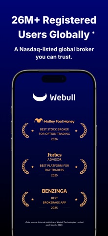 Webull: Trade Stocks & Options iPhone screenshot 9