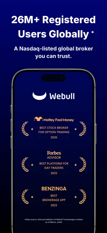 Webull: Trade Stocks & Options screenshot 9 of 9