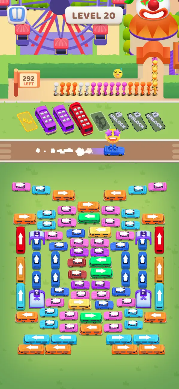 Screenshot #1 pour Car Station Traffic Jam