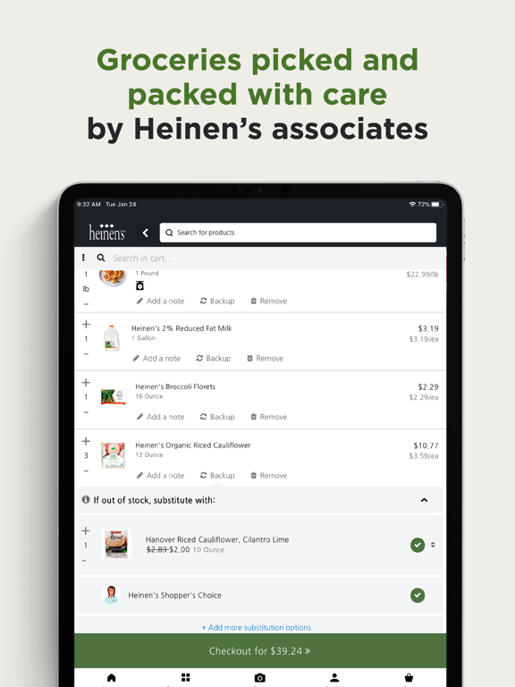 Heinens iPad screenshot 4 - Shopping app