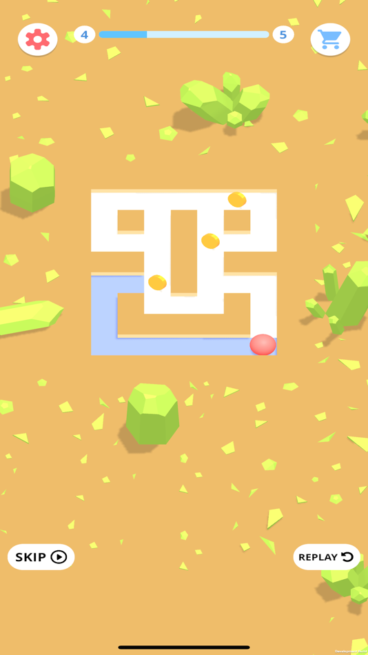 #4. Color Step (iOS) 由: Quan Games