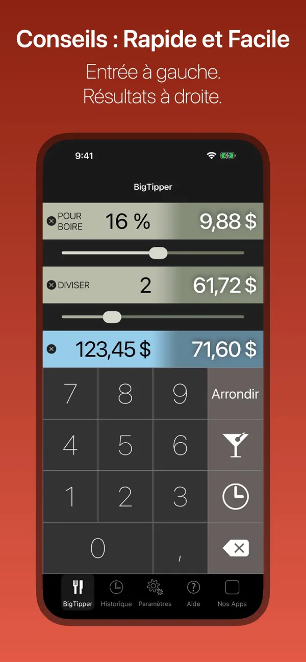 Screenshot #1 pour BigTipper™