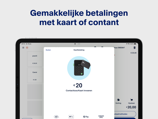 PayPal POS (voorheen Zettle) iPad app afbeelding 3