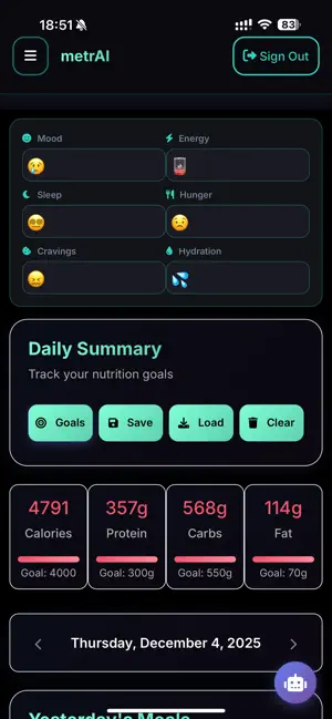 metrAI screenshot 3