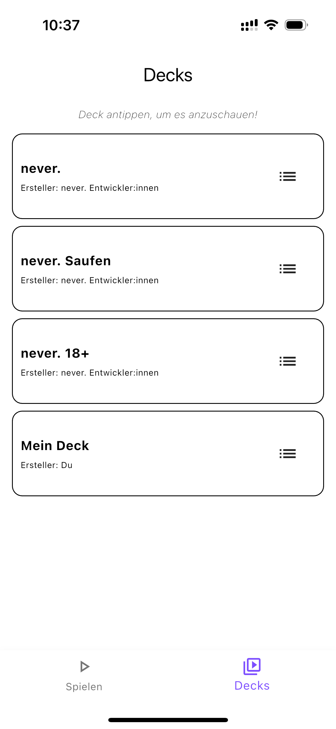 never. screenshot 3