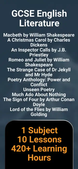 GCSE English Literature screenshot 2