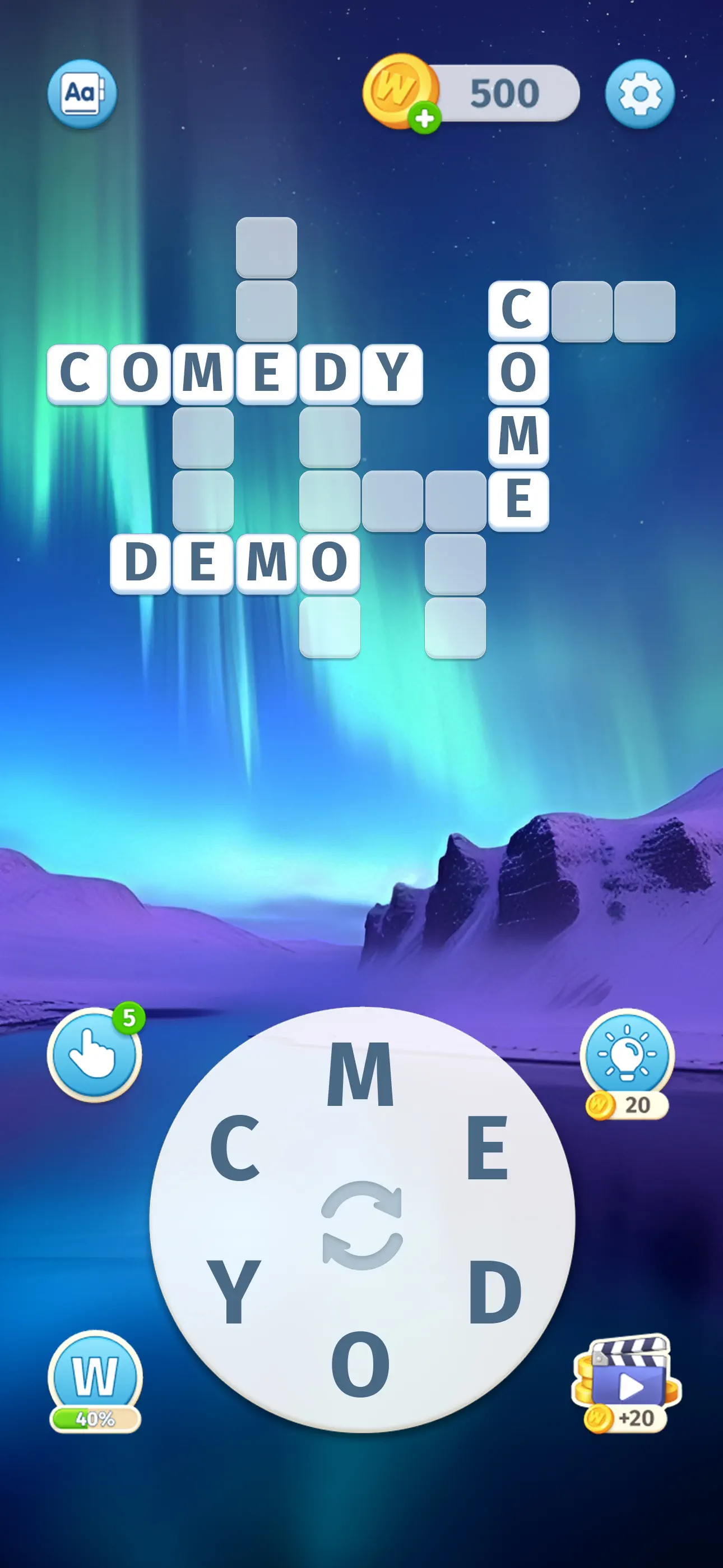 Sky Words: Word Puzzle Games screenshot 4