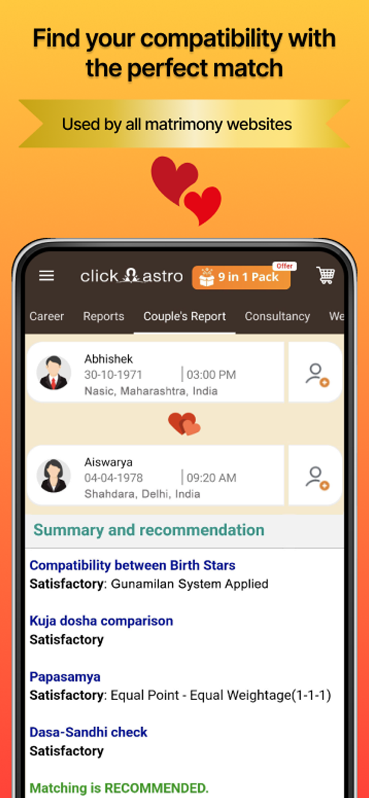 ClickAstro Kundali: Horoscopes screenshot 4