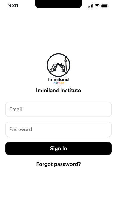 Immiland Institute Screenshot