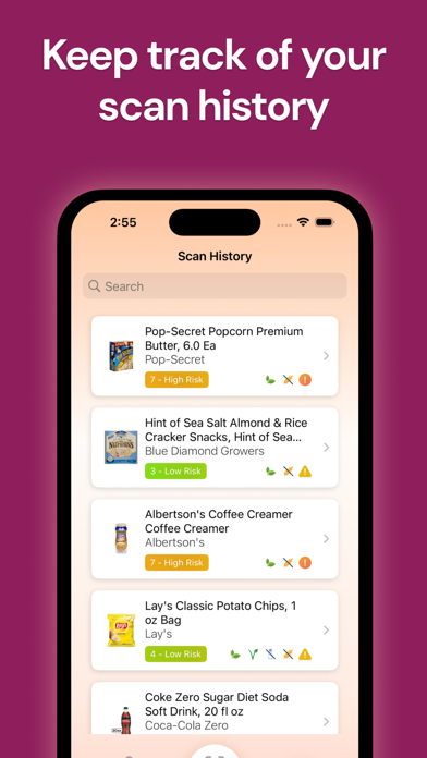 Apricot - Healthy Food Scanner Screenshot