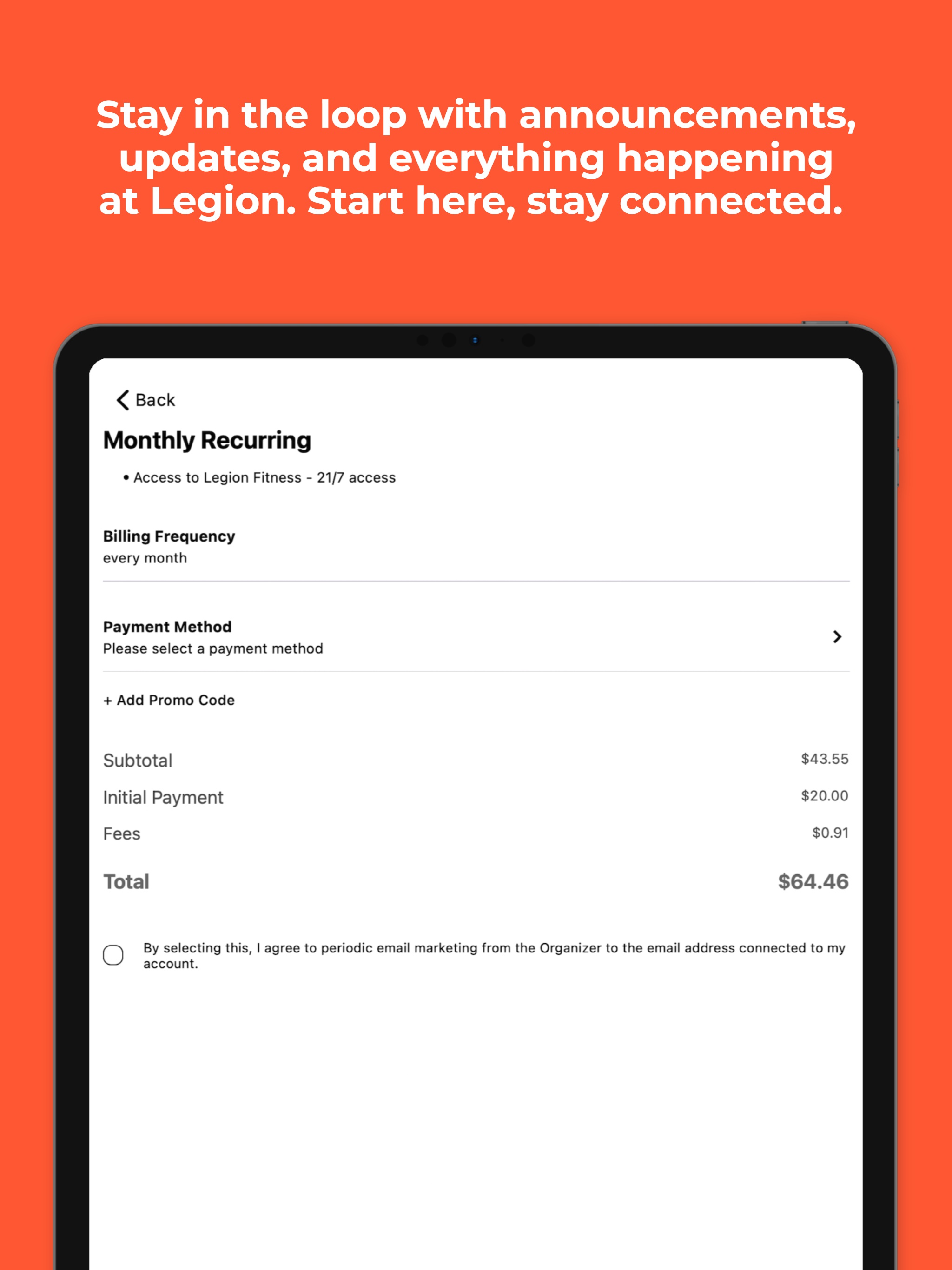 Legion Fitness, LLC