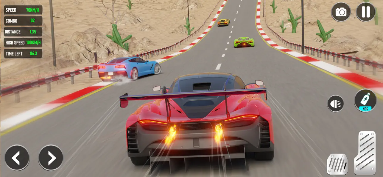 Screenshot #1 pour vraie voiture de course sur la