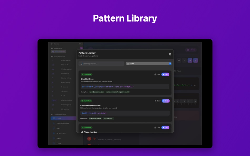 #3. QuickRegex - Regex Generator (macOS) Ved: Resonance Space