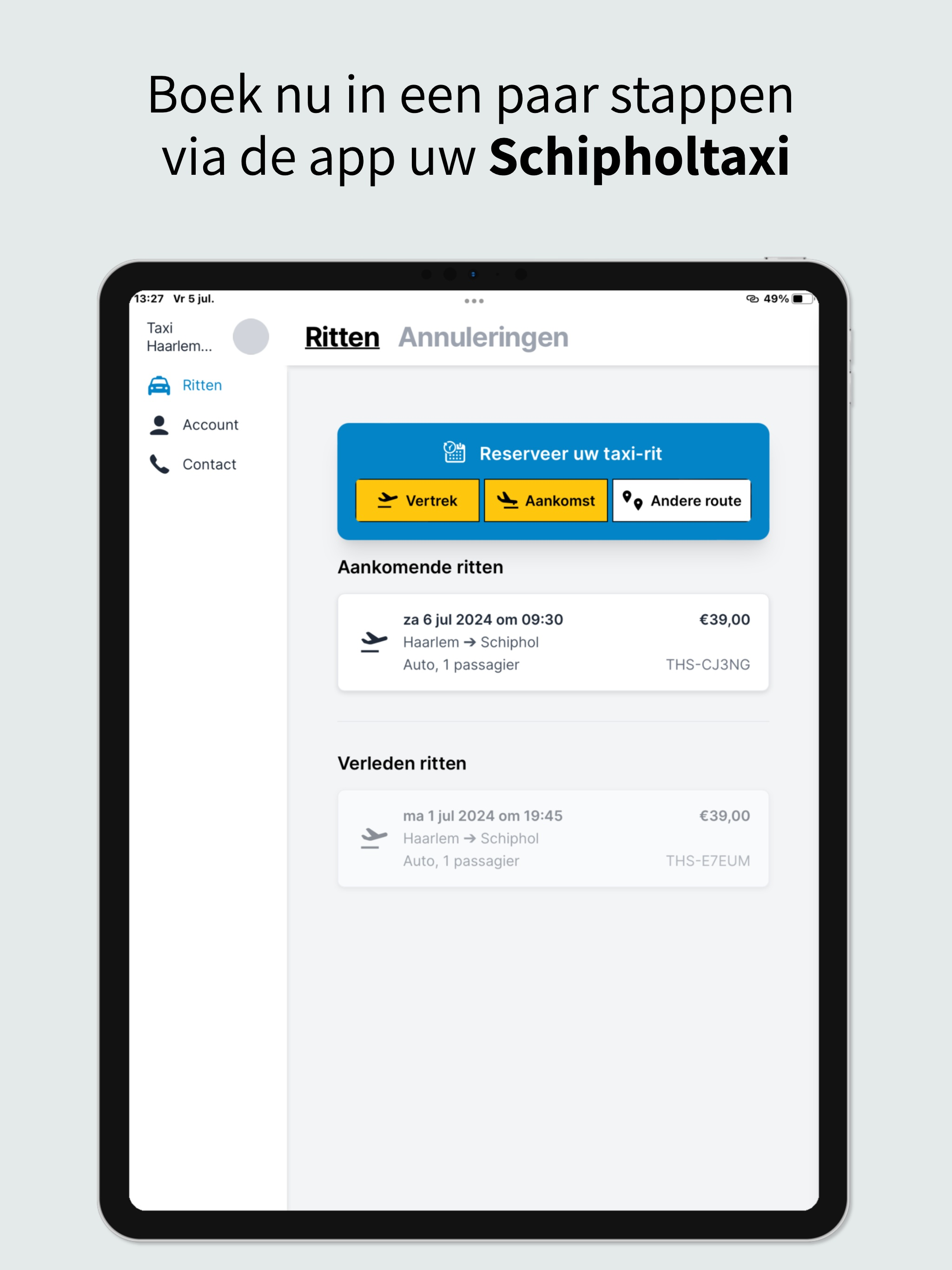 Taxi Haarlem Service screenshot 9