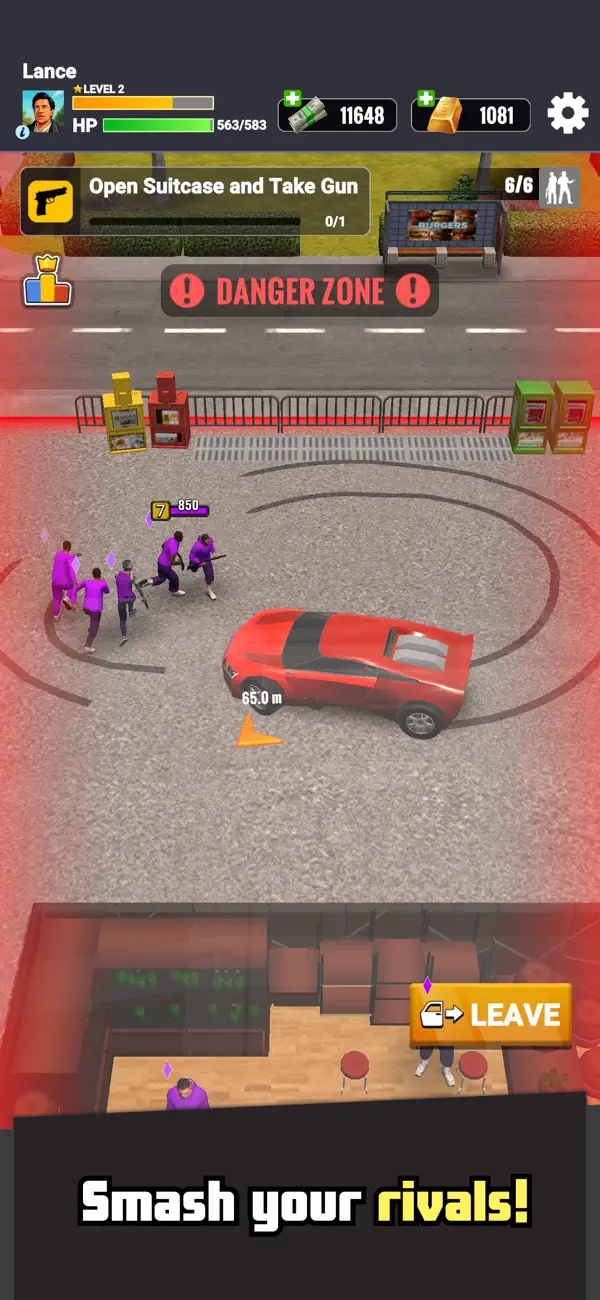 Gang Wars : Street Crime iOS Mod IPA screenshot 5 - iOS game interface