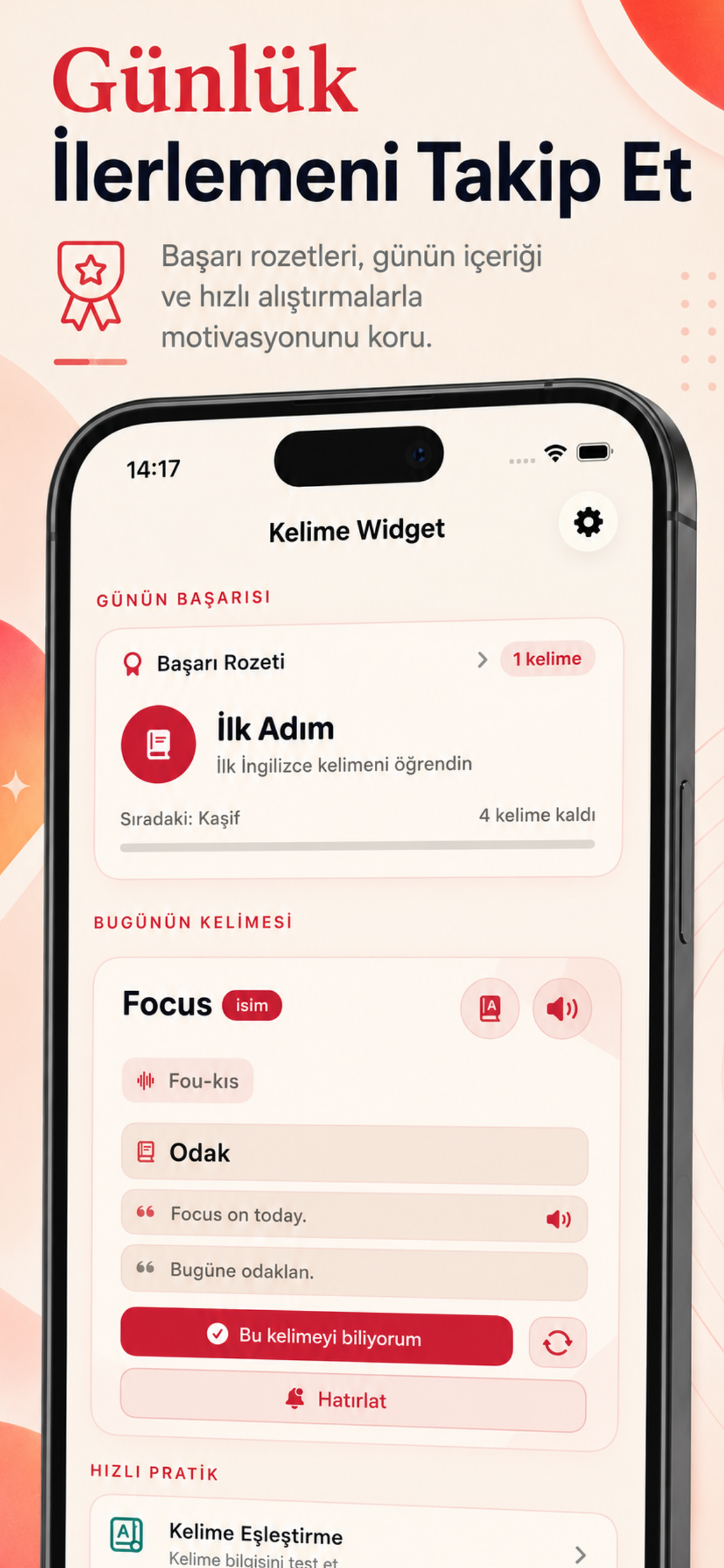 İngilizce Öğren: Kelime Widget screenshot 4