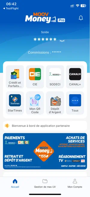 Moov Money CI Pro screenshot 1