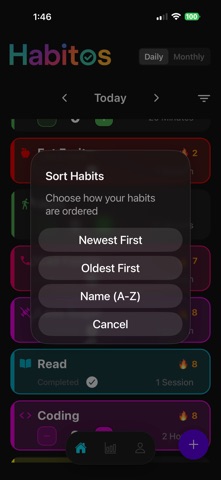 Habitos Habit Tracker screenshot