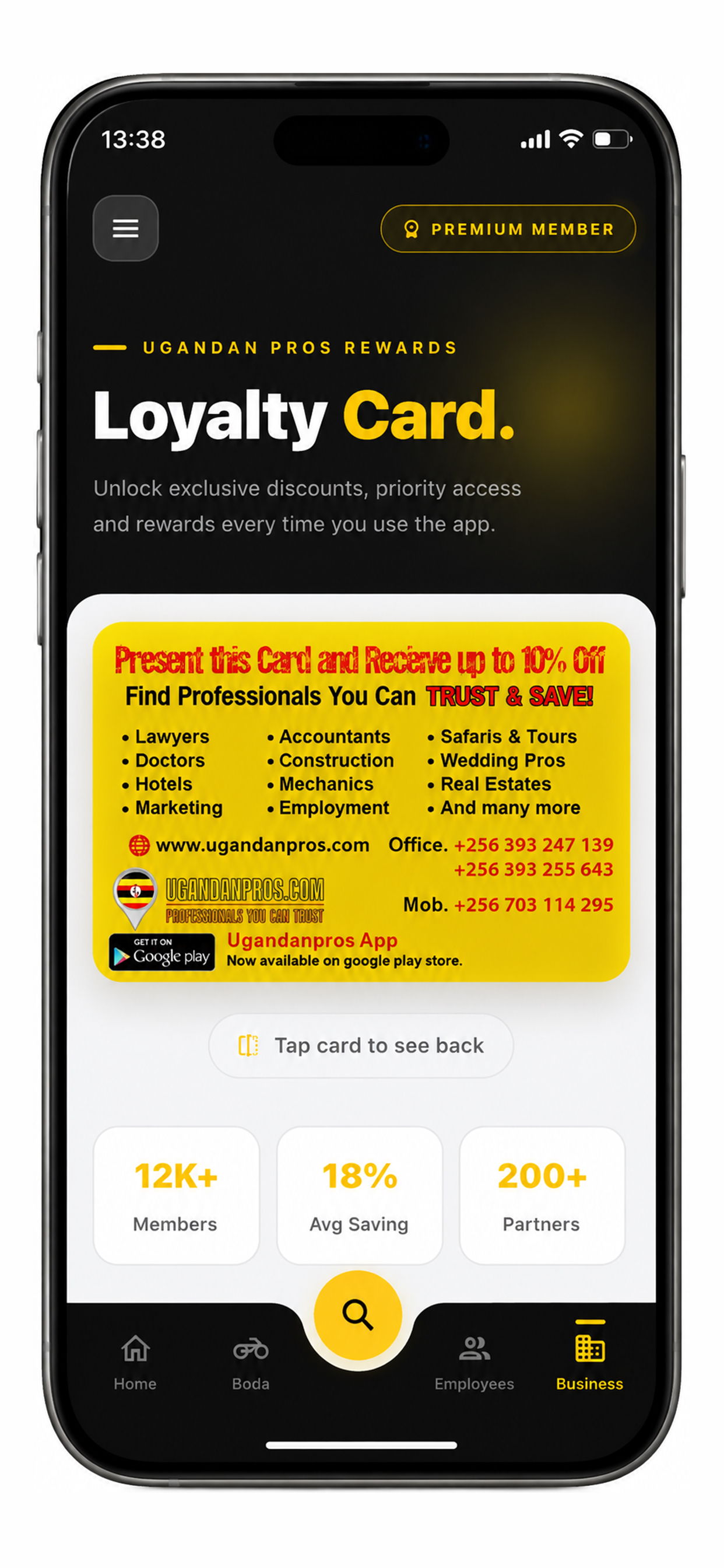 Ugandanpros App screenshot 2