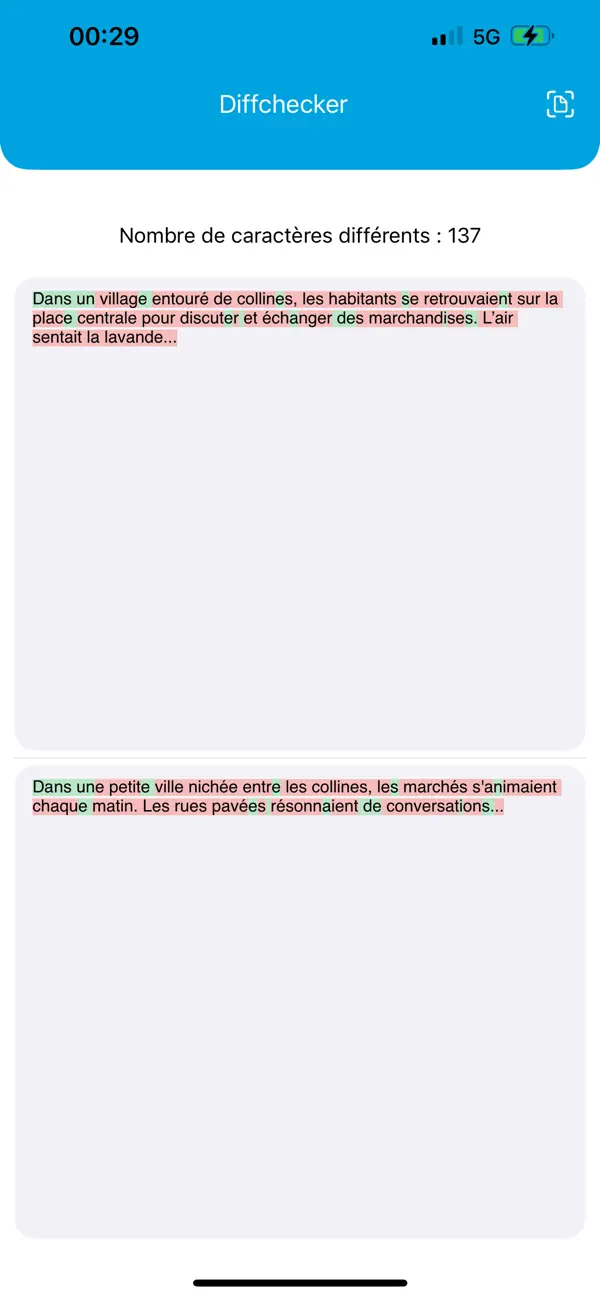 Screenshot #3 pour Vérif. différences