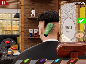 Haircuts Games Barber Shop iPad screenshot