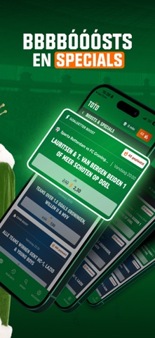 TOTO Sport: wed live op sport iPhone screenshot 2