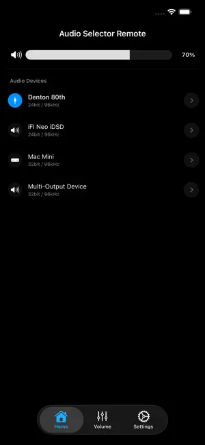 Audio Selector Remote screenshot 1