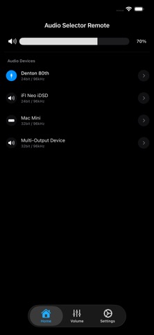 Audio Selector Remote Screenshot 1 of 3