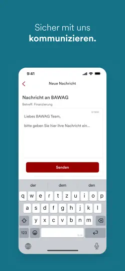 Screenshot von BAWAG Banking App auf dem iPhone 3