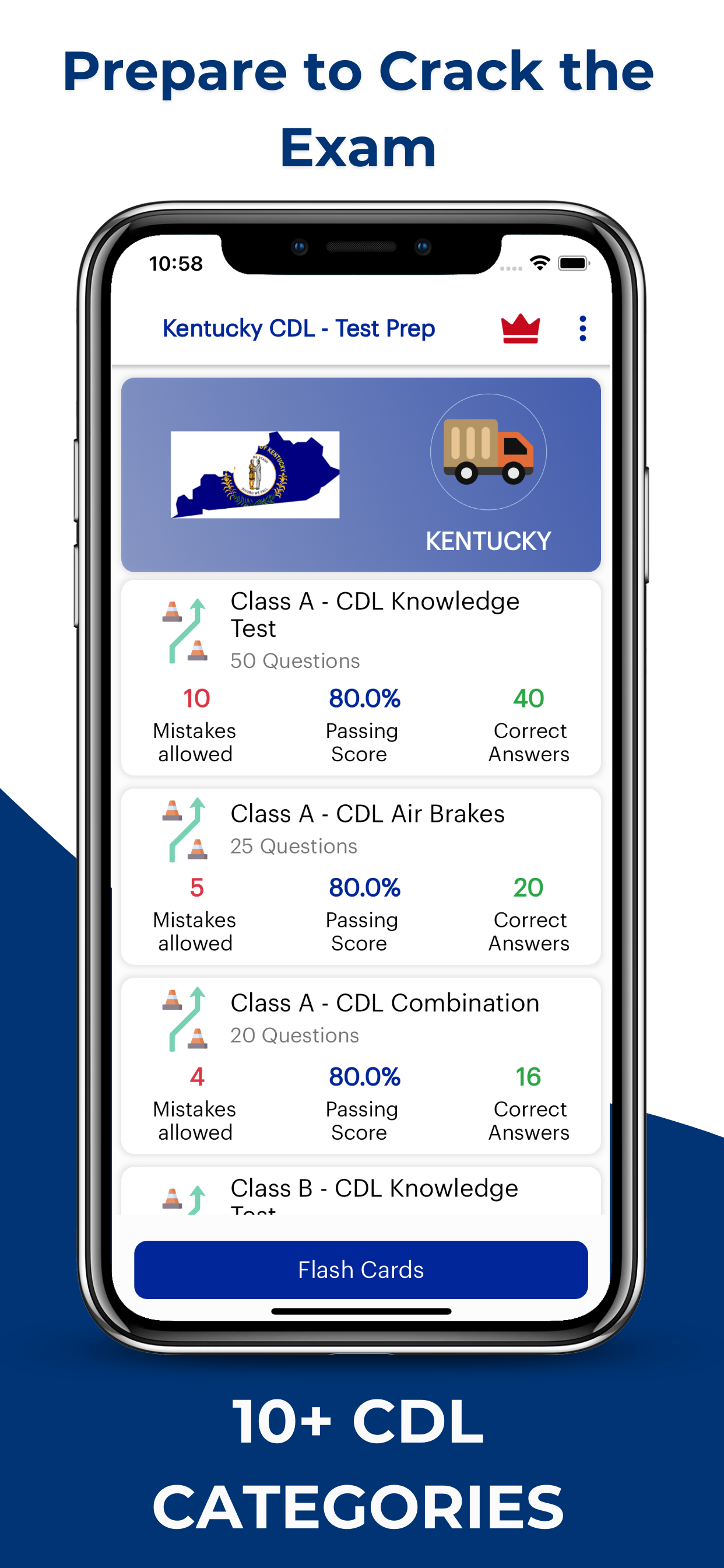 Kentucky CDL Permit Practice