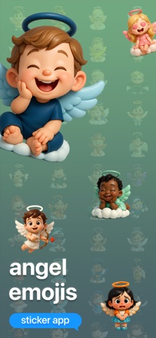 Angel Emojis app screenshot