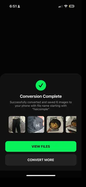 Simple Convert HEIC to JPG screenshot 4