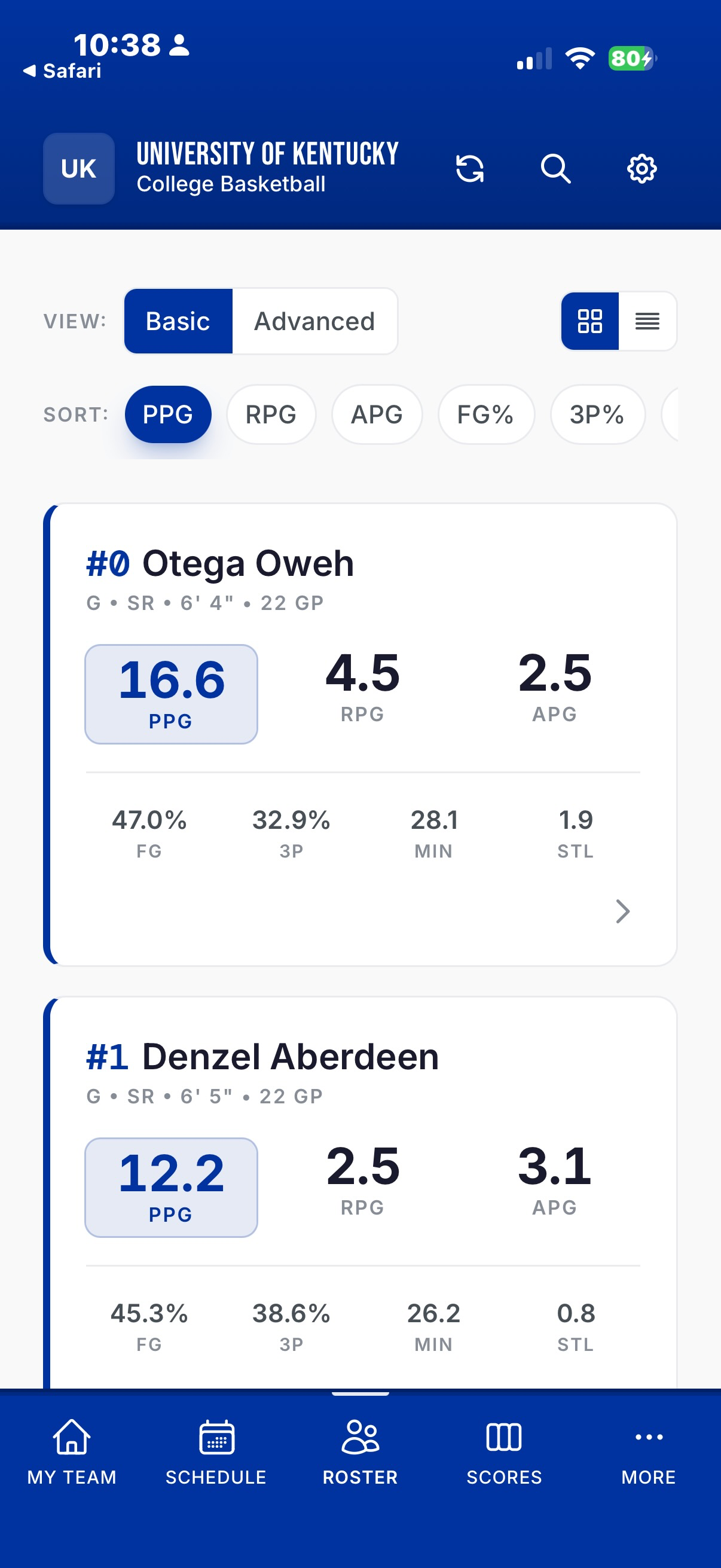 STATSketball screenshot 4