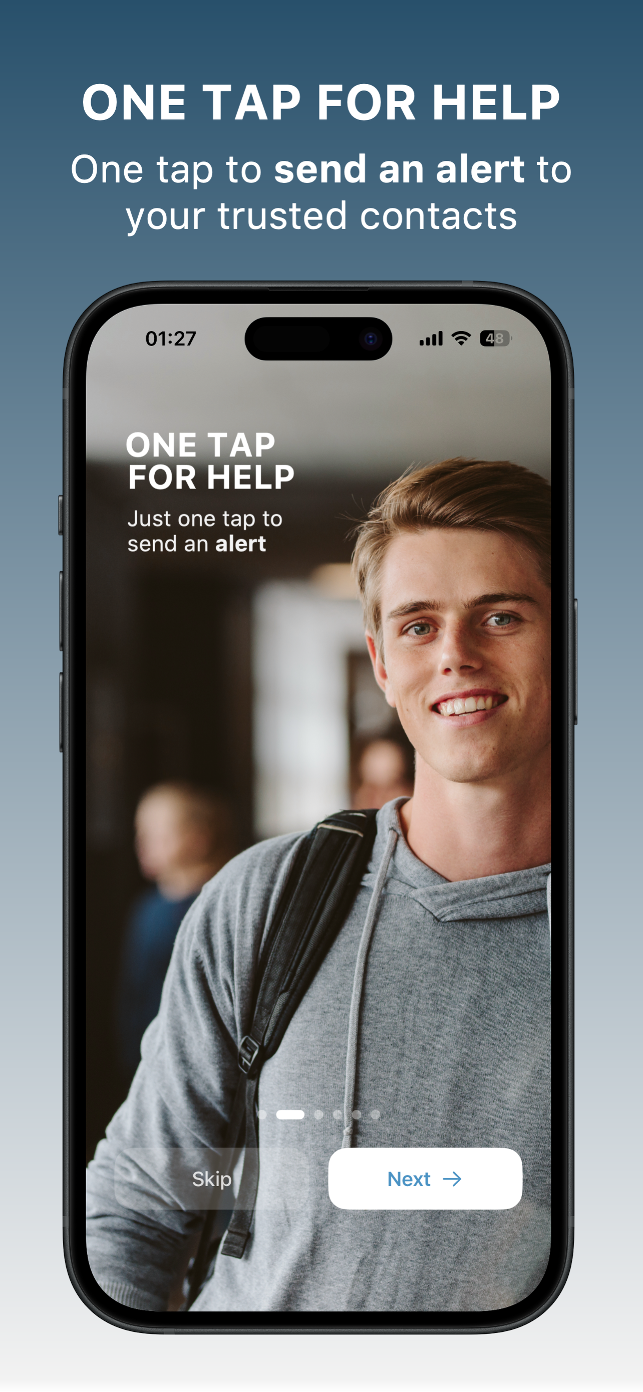 Tap for SOS