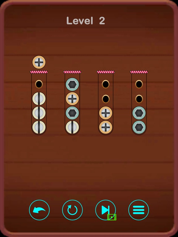 Wood Screw Puzzle : Unscrew it