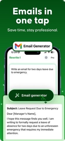 Rewrite+ AI Writing Keyboard . Screenshot 5 of 7