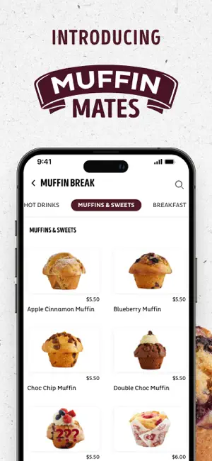 Muffin Mates by Muffin Break iPhone screenshot 1