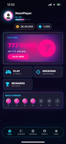 Neon777Rush Screenshot 5 of 6