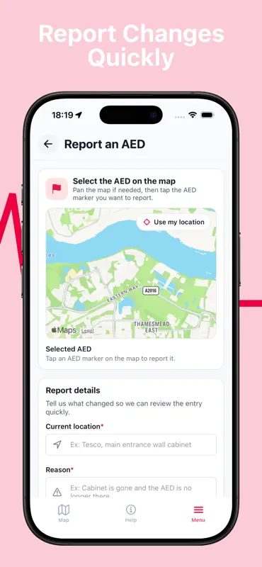 DefibMap: AED Finder screenshot 6 of 6
